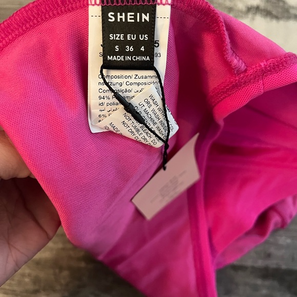 SHEIN Pink Bustier Crop Top - Picture 5 of 5